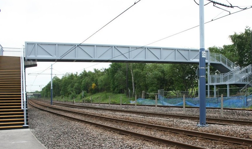 Railway footbridges, ramps and steps